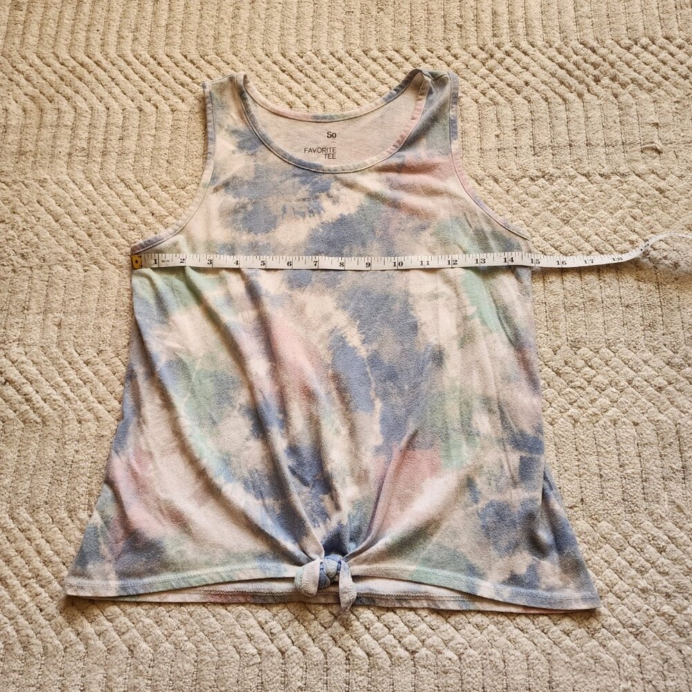 SO Favorite Tee Tie‑Dye Sleeveless Tank Top Juniors XL (14/16) - Picture 3 of 12